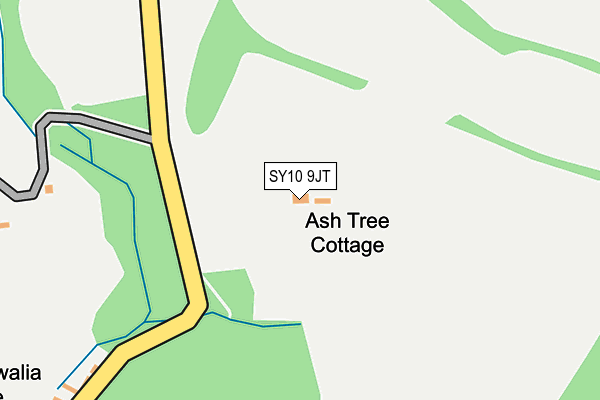 SY10 9JT map - OS OpenMap – Local (Ordnance Survey)