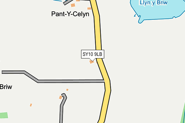 SY10 9LB map - OS OpenMap – Local (Ordnance Survey)