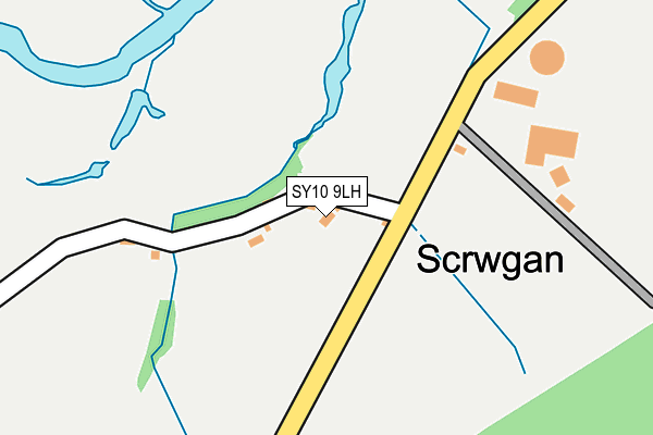 SY10 9LH map - OS OpenMap – Local (Ordnance Survey)