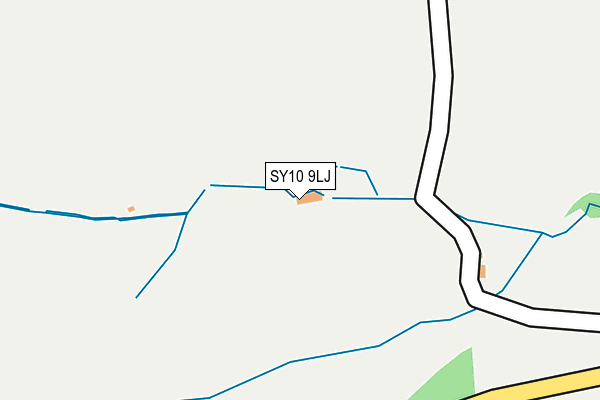 SY10 9LJ map - OS OpenMap – Local (Ordnance Survey)