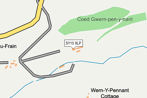 SY10 9LP map - OS OpenMap – Local (Ordnance Survey)