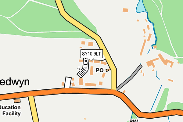 SY10 9LT map - OS OpenMap – Local (Ordnance Survey)