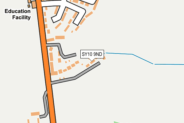 SY10 9ND map - OS OpenMap – Local (Ordnance Survey)