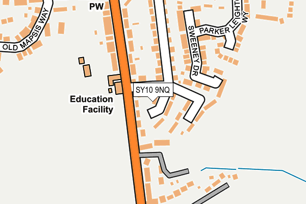 SY10 9NQ map - OS OpenMap – Local (Ordnance Survey)