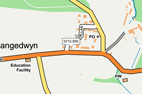 SY10 9PA map - OS OpenMap – Local (Ordnance Survey)