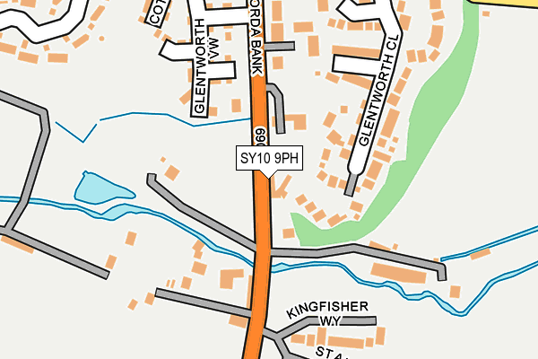 SY10 9PH map - OS OpenMap – Local (Ordnance Survey)