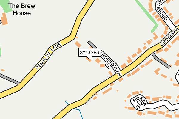 SY10 9PS map - OS OpenMap – Local (Ordnance Survey)