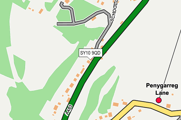 SY10 9QD map - OS OpenMap – Local (Ordnance Survey)