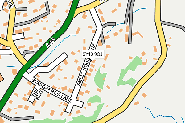 SY10 9QJ map - OS OpenMap – Local (Ordnance Survey)