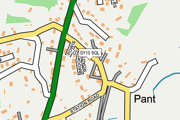 SY10 9QL map - OS OpenMap – Local (Ordnance Survey)