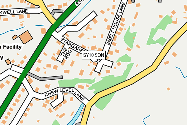 SY10 9QN map - OS OpenMap – Local (Ordnance Survey)