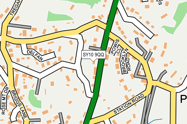 SY10 9QQ map - OS OpenMap – Local (Ordnance Survey)