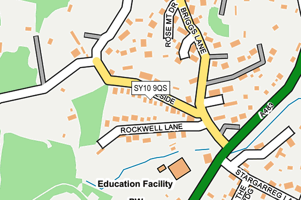 SY10 9QS map - OS OpenMap – Local (Ordnance Survey)