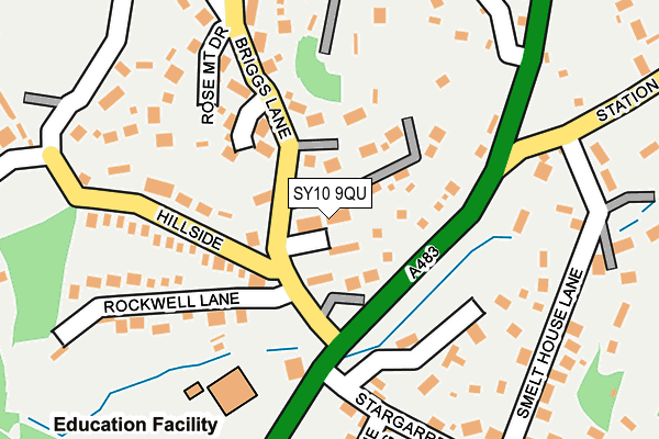 SY10 9QU map - OS OpenMap – Local (Ordnance Survey)