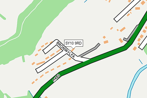 SY10 9RD map - OS OpenMap – Local (Ordnance Survey)