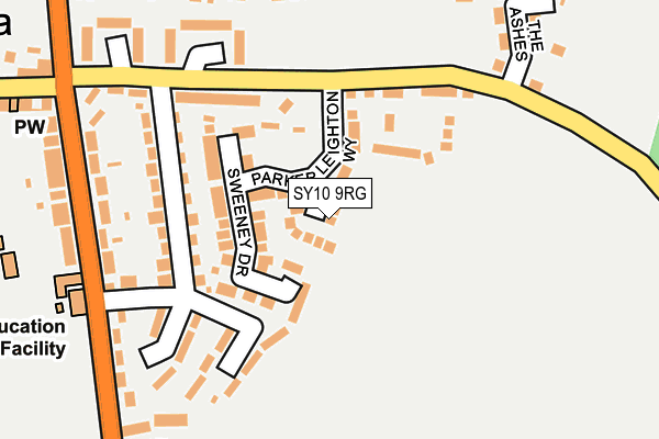 SY10 9RG map - OS OpenMap – Local (Ordnance Survey)