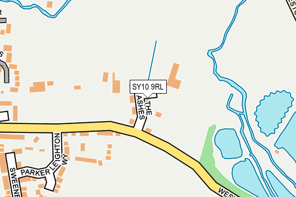 SY10 9RL map - OS OpenMap – Local (Ordnance Survey)