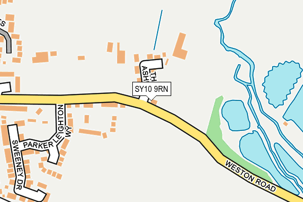 SY10 9RN map - OS OpenMap – Local (Ordnance Survey)