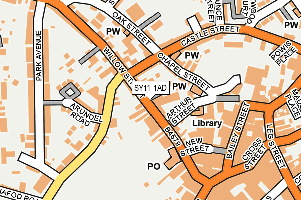 Map of EVANS LETTINGS LTD at local scale