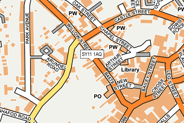 Map of THE SOCIAL SAINT LTD at local scale