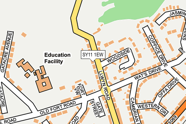 Map of S.P.CLADDING LTD at local scale