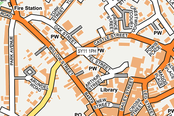 SY11 1PH map - OS OpenMap – Local (Ordnance Survey)