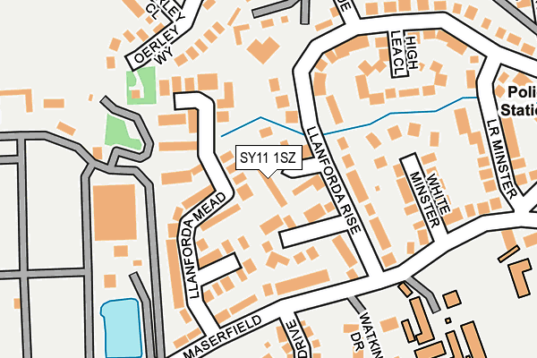 SY11 1SZ map - OS OpenMap – Local (Ordnance Survey)