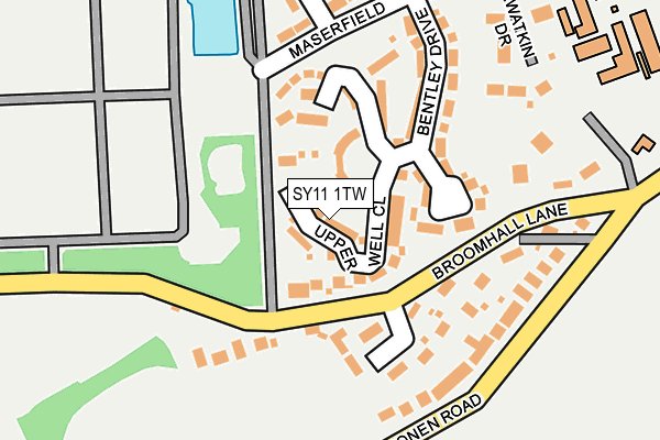 Map of EBLE PROFESSIONAL SERVICES LIMITED at local scale