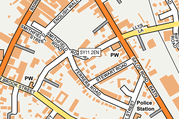 SY11 2EN map - OS OpenMap – Local (Ordnance Survey)
