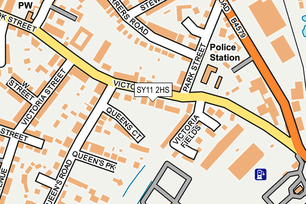 SY11 2HS map - OS OpenMap – Local (Ordnance Survey)