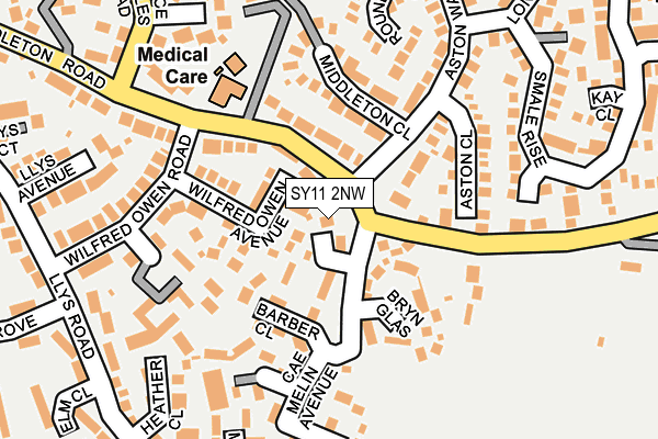 Map of A OWEN & SONS CONSTRUCTION SERVICES LTD at local scale