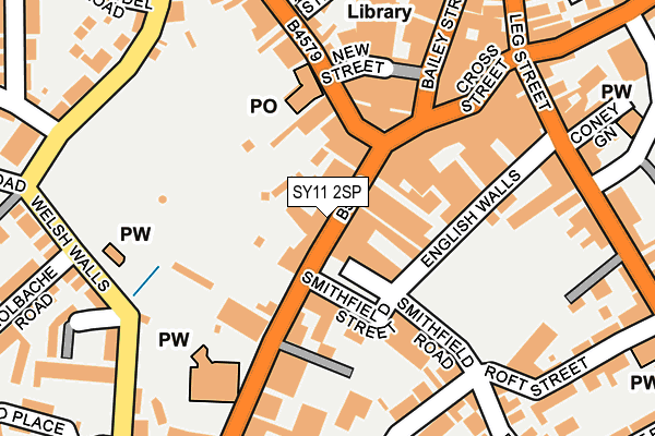 Map of FORAGE OSWESTRY LIMITED at local scale