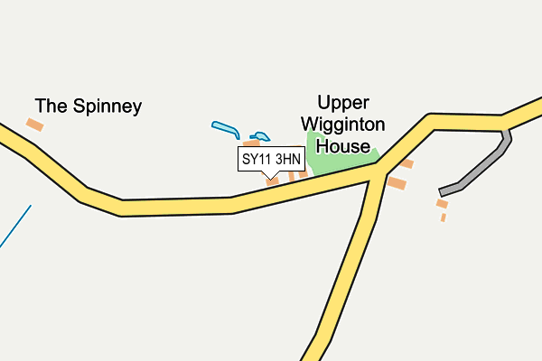 SY11 3HN map - OS OpenMap – Local (Ordnance Survey)