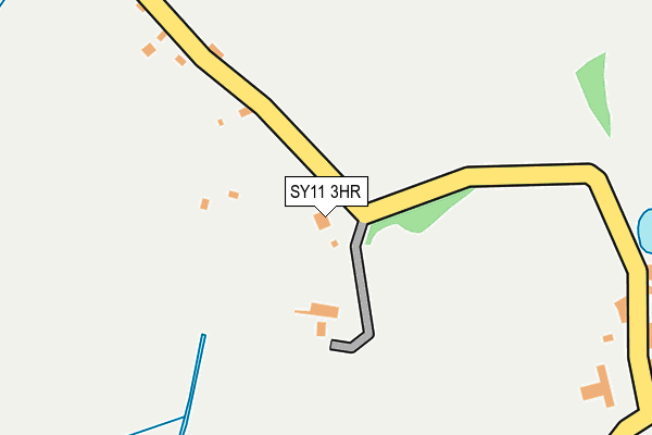 SY11 3HR map - OS OpenMap – Local (Ordnance Survey)