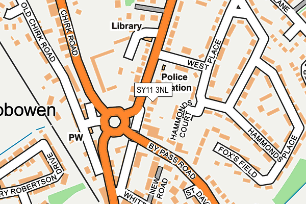 SY11 3NL map - OS OpenMap – Local (Ordnance Survey)