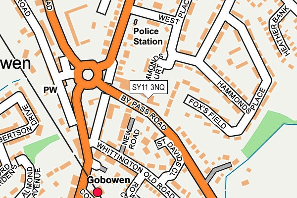 SY11 3NQ map - OS OpenMap – Local (Ordnance Survey)