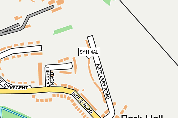SY11 4AL map - OS OpenMap – Local (Ordnance Survey)