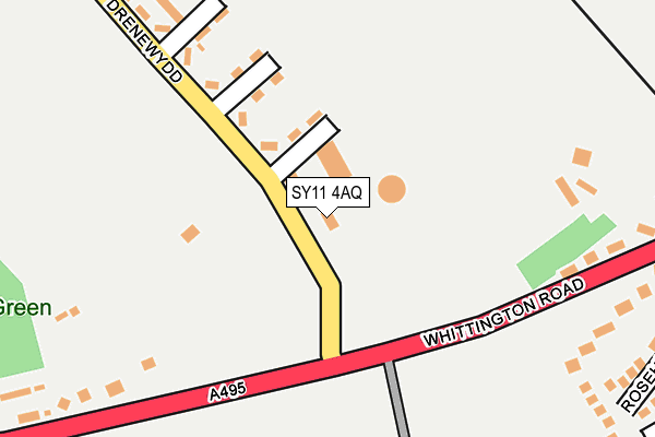 SY11 4AQ map - OS OpenMap – Local (Ordnance Survey)