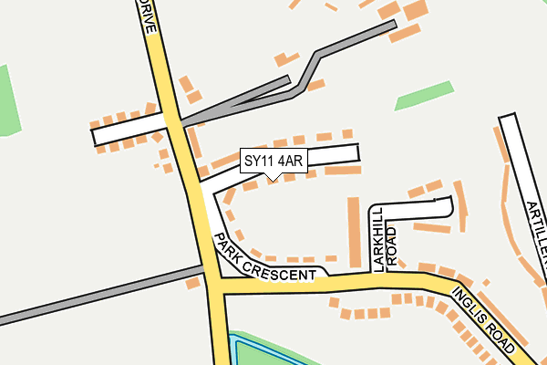 SY11 4AR map - OS OpenMap – Local (Ordnance Survey)