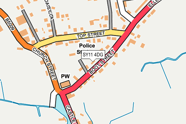 SY11 4DG map - OS OpenMap – Local (Ordnance Survey)