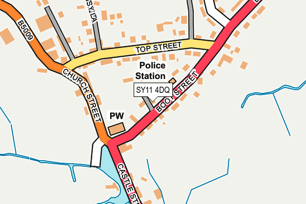 SY11 4DQ map - OS OpenMap – Local (Ordnance Survey)