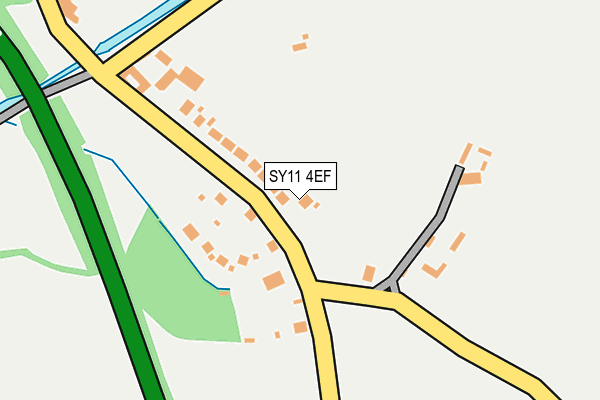 SY11 4EF map - OS OpenMap – Local (Ordnance Survey)
