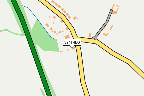 SY11 4EG map - OS OpenMap – Local (Ordnance Survey)