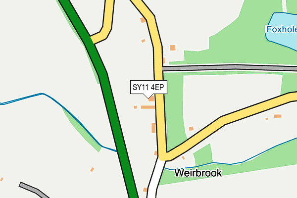 SY11 4EP map - OS OpenMap – Local (Ordnance Survey)