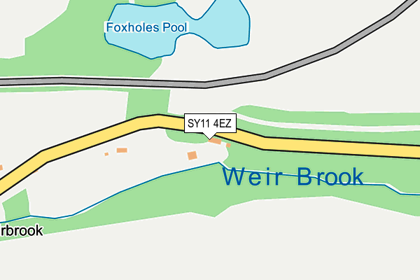 SY11 4EZ map - OS OpenMap – Local (Ordnance Survey)