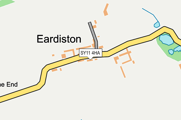SY11 4HA map - OS OpenMap – Local (Ordnance Survey)