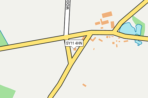 SY11 4HN map - OS OpenMap – Local (Ordnance Survey)