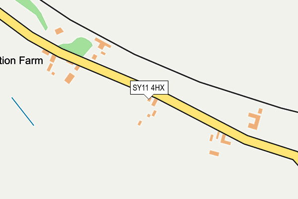 SY11 4HX map - OS OpenMap – Local (Ordnance Survey)