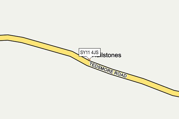 SY11 4JS map - OS OpenMap – Local (Ordnance Survey)