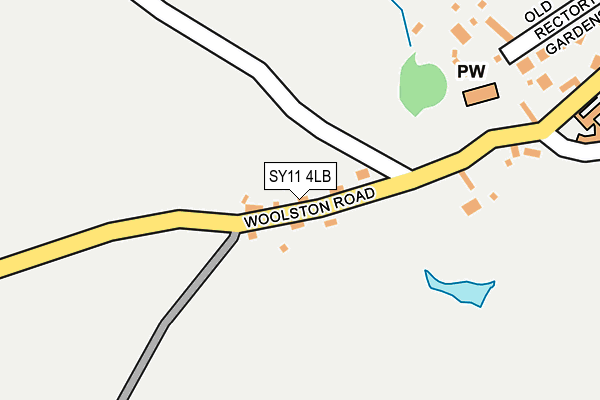 SY11 4LB map - OS OpenMap – Local (Ordnance Survey)